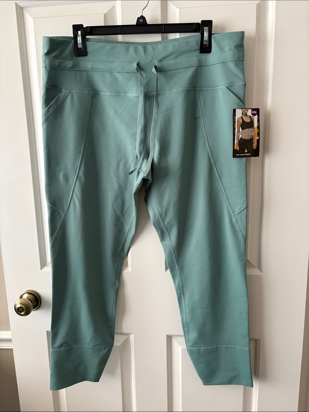 Avia Women's Light Teal Capri Leggings